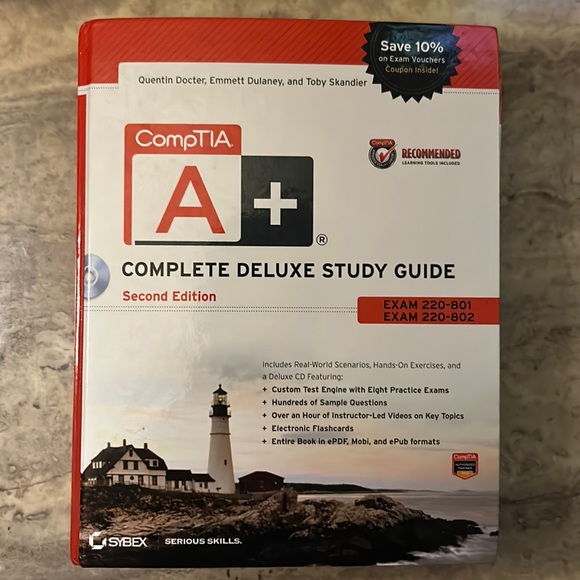 CompTia A+ Complete Deluxe Study Guide: Exam 220-801 & 220-802 - Picture 1 of 3